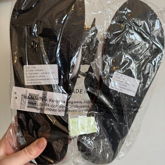 Nick Graham Jason Beach mens NIP flip flops size 11 - Picture 7 of 8